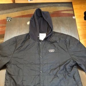Slightly used button up hoodie jacket